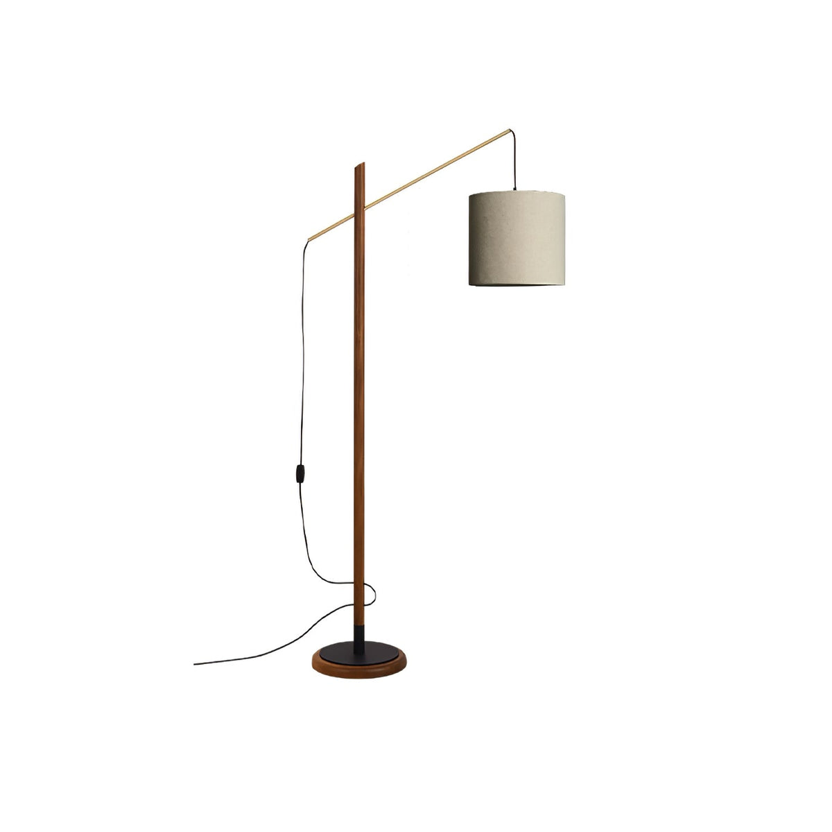 Nyvariol lámpara de pie minimalista de madera