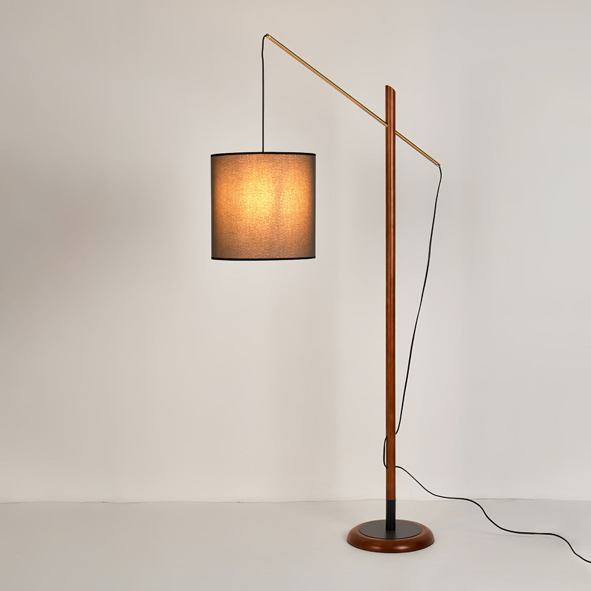 Nyvariol lámpara de pie minimalista de madera