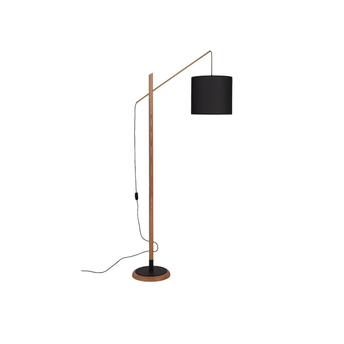 Nyvariol lámpara de pie minimalista de madera