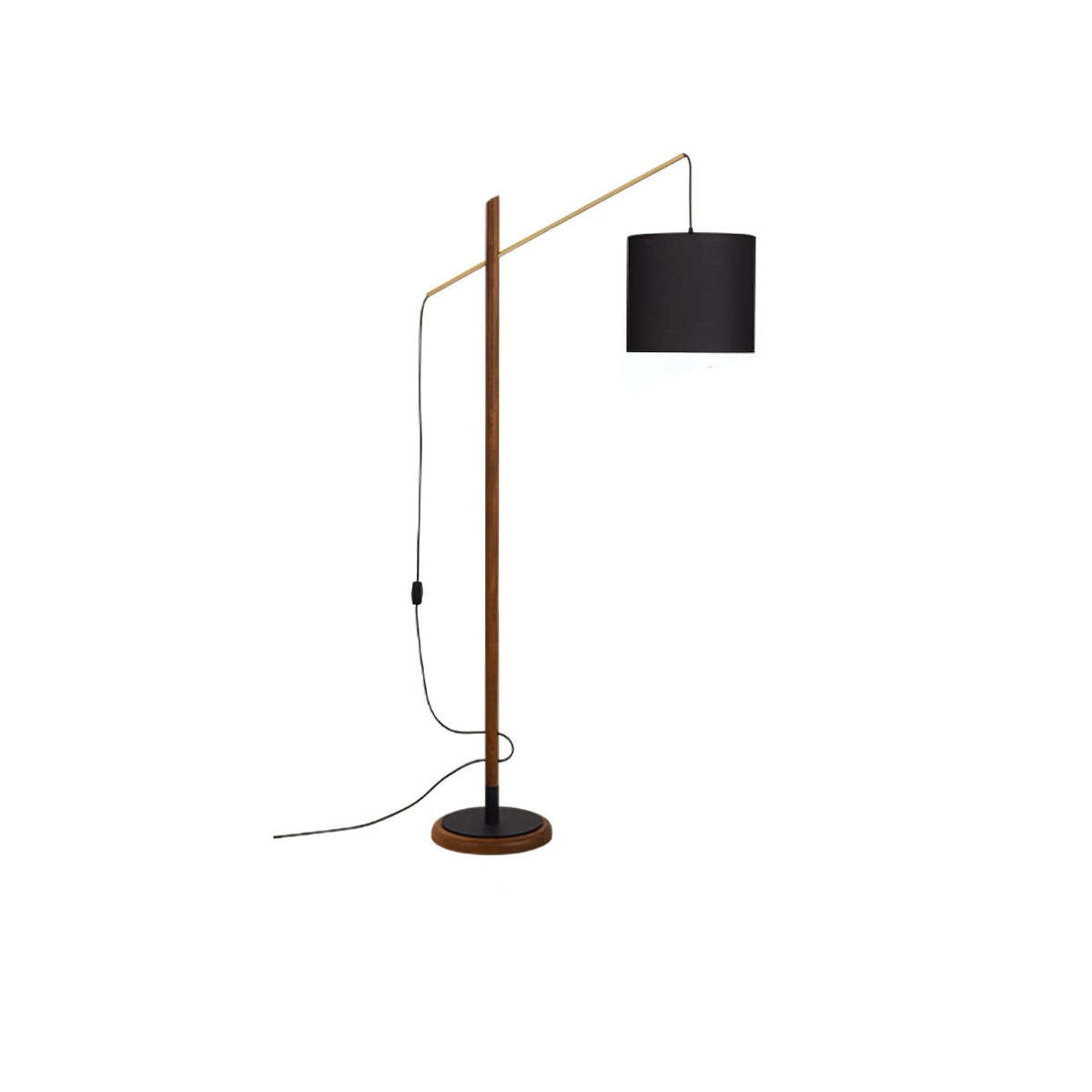 Nyvariol lámpara de pie minimalista de madera