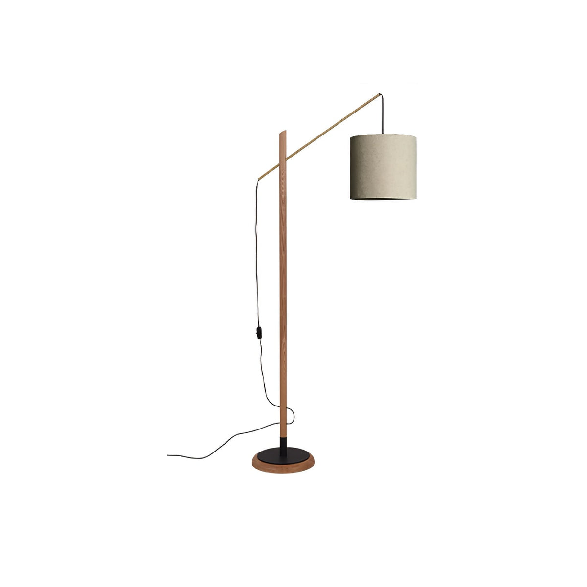 Nyvariol lámpara de pie minimalista de madera