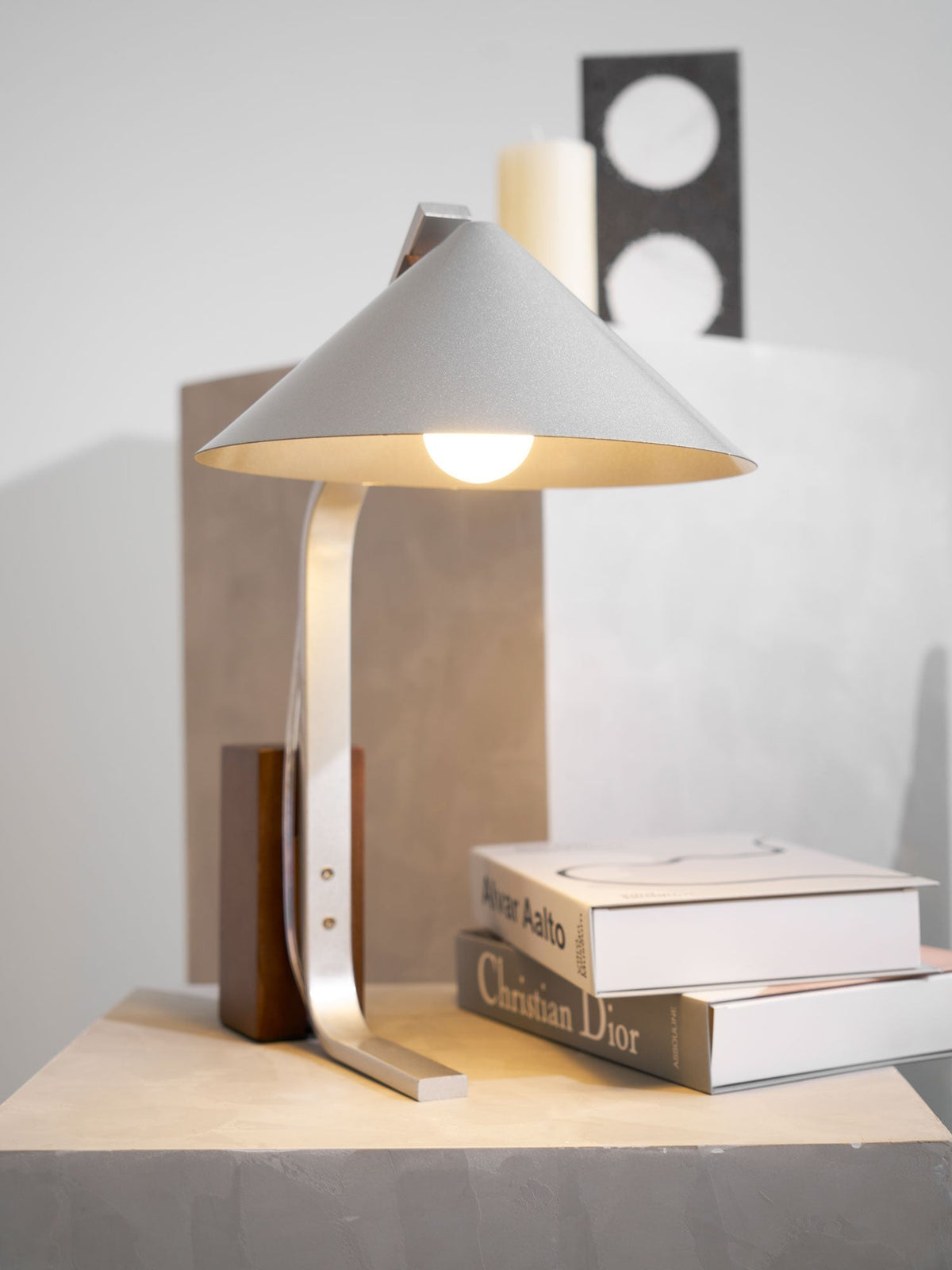 Ireld lámpara de mesa moderna
