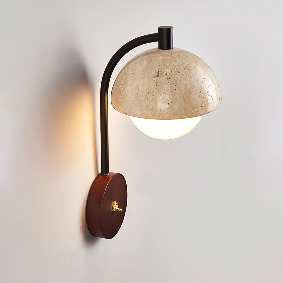 Ormaren aplique de pared en travertino