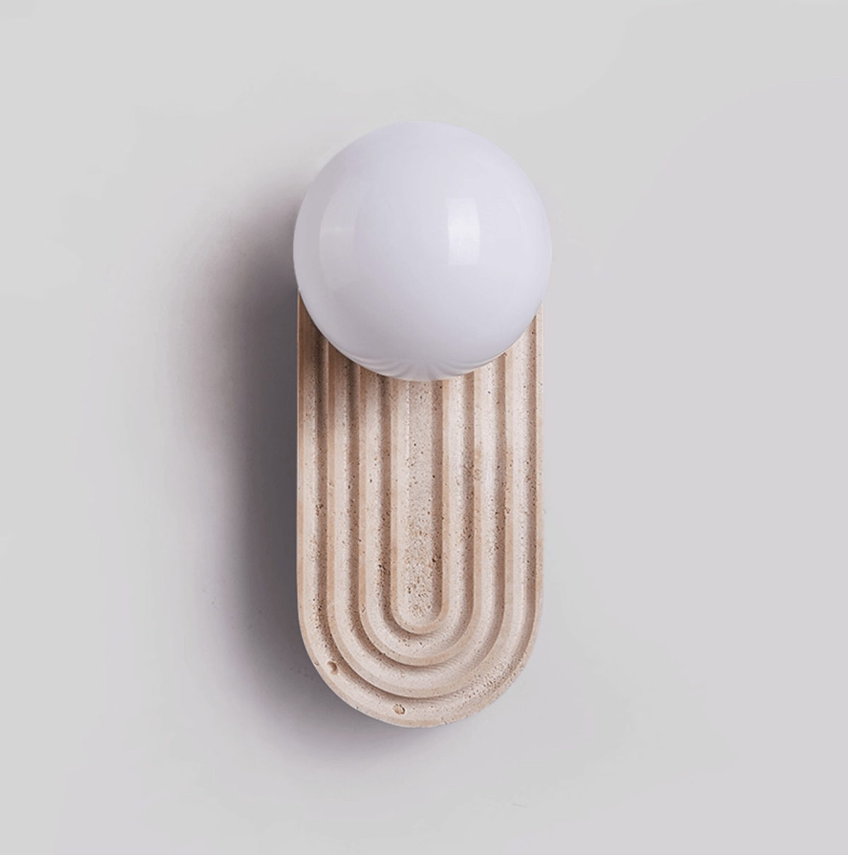 Fuleno aplique de pared en travertino