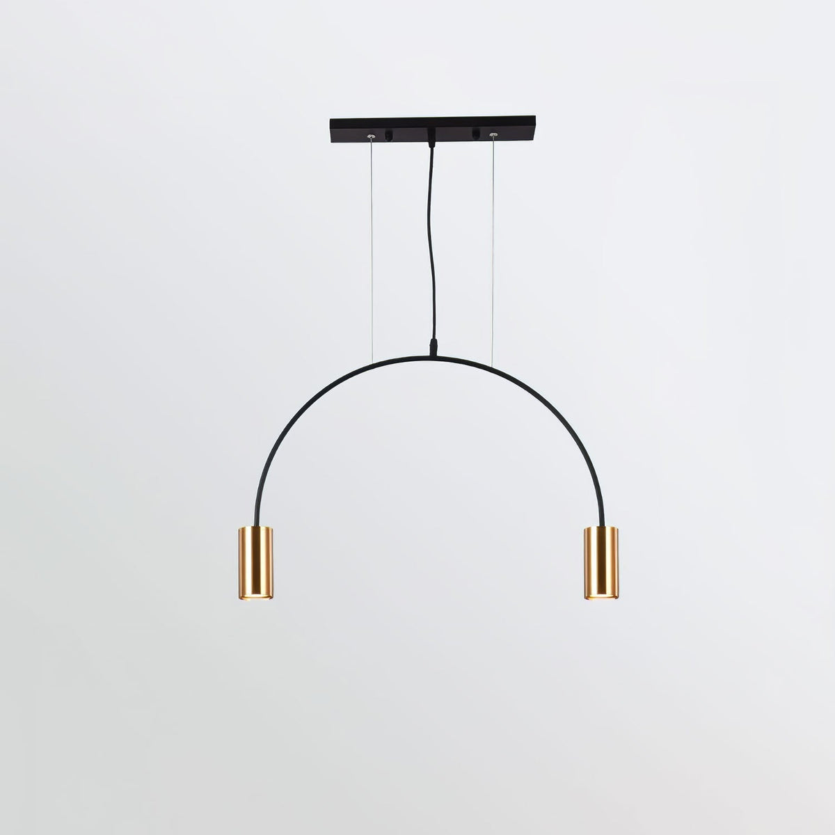 Noriel lámpara colgante minimalista con cilindros superpuestos para comedor cilíndrico