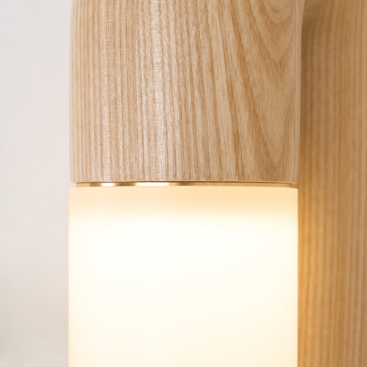 King aplique de pared moderno minimalista de madera