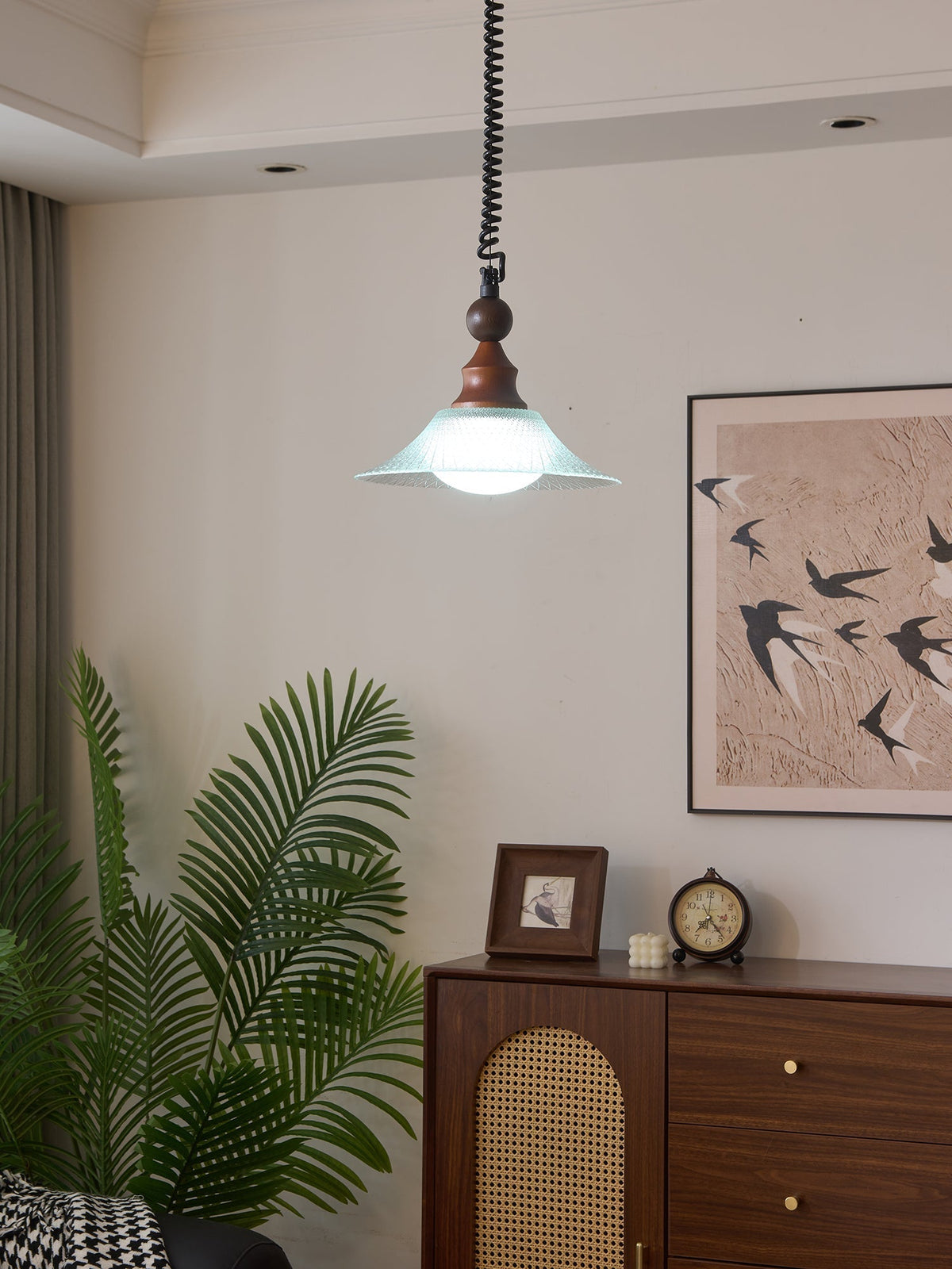 Syraeeth lámpara colgante Premium de madera nórdica artística