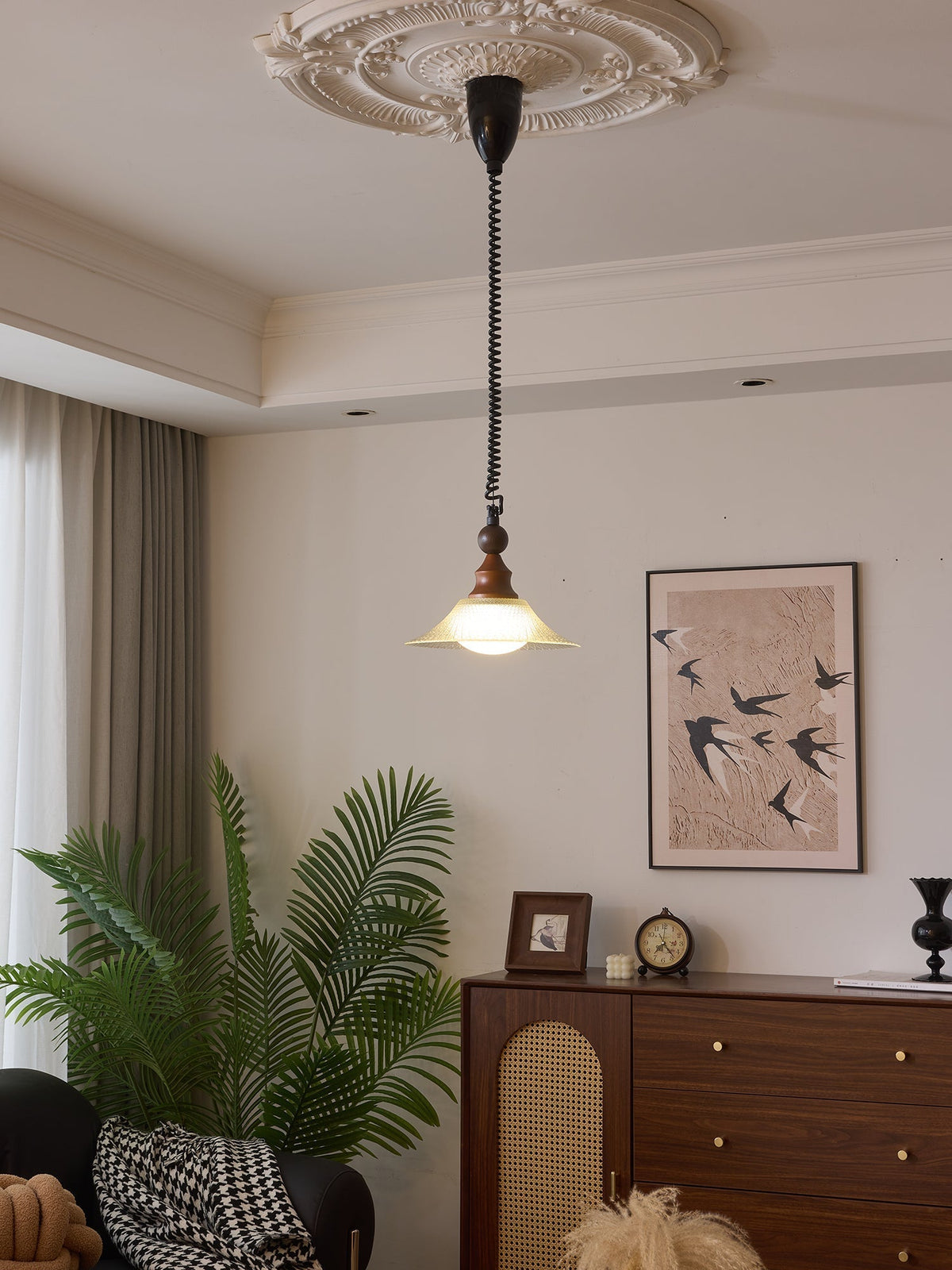 Syraeeth lámpara colgante Premium de madera nórdica artística