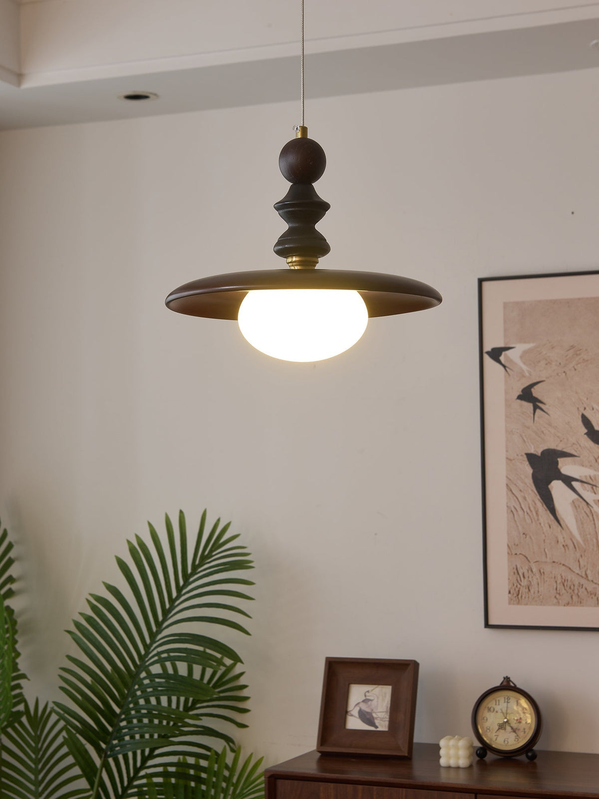 Syraeeth lámpara colgante Premium de madera nórdica artística