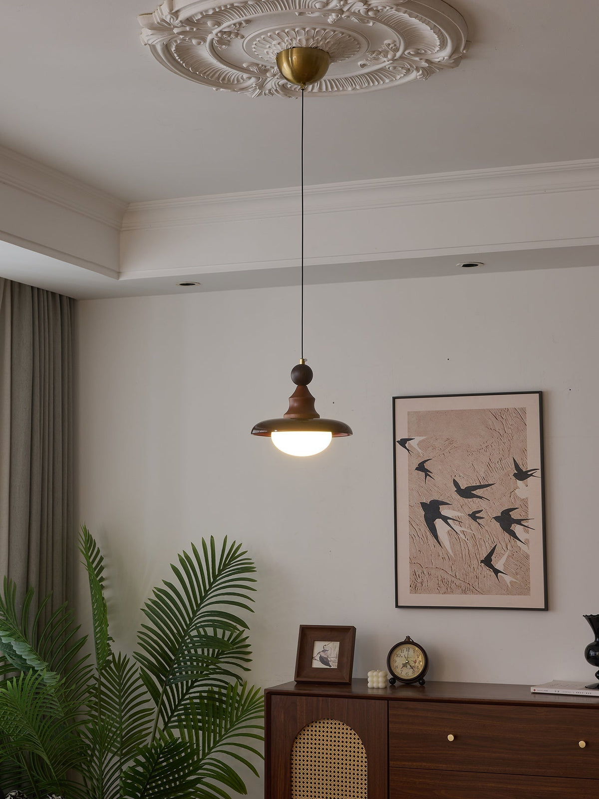 Syraeeth lámpara colgante Premium de madera nórdica artística