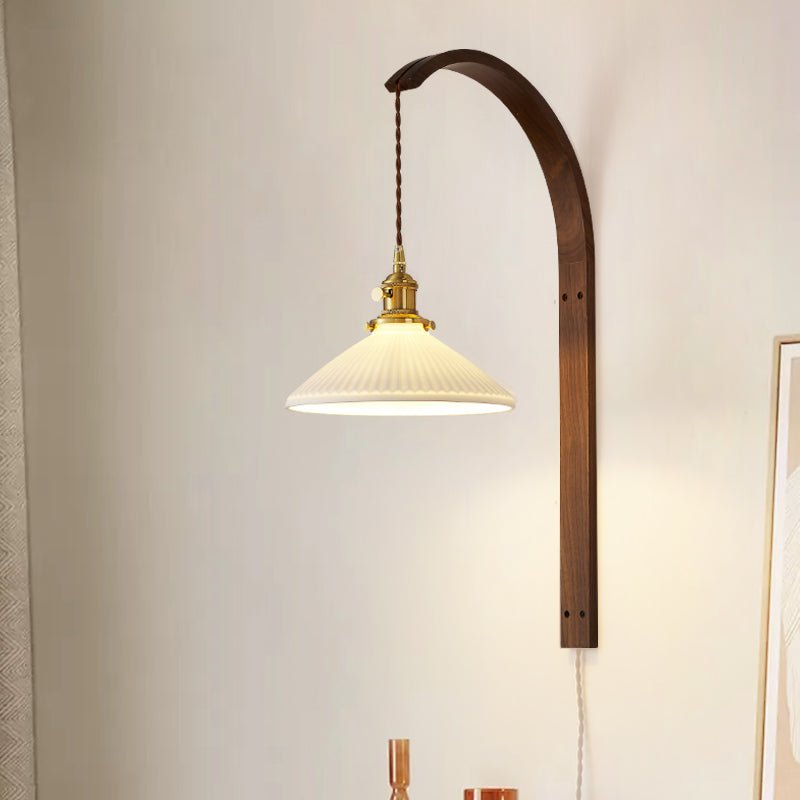 Arvyn aplique de pared de madera