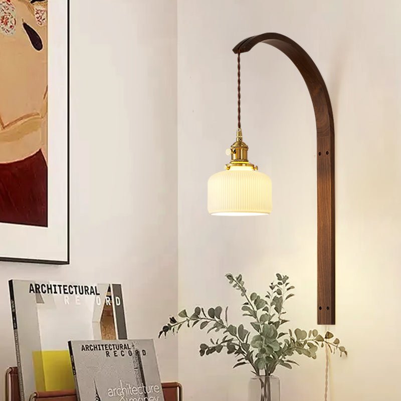 Arvyn aplique de pared de madera