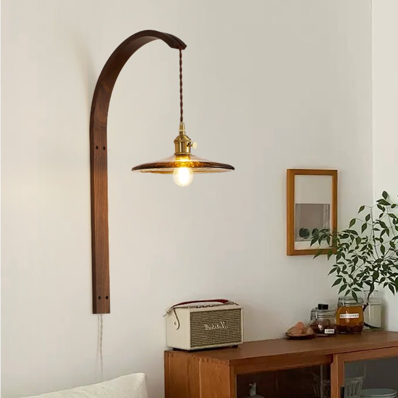 Arvyn aplique de pared de madera