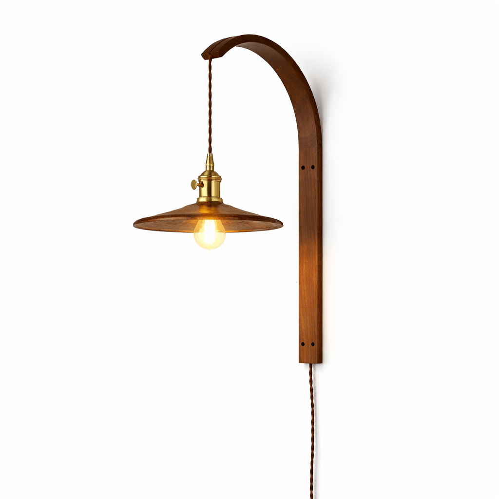 Arvyn aplique de pared de madera