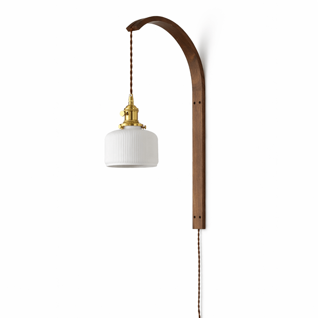 Arvyn aplique de pared de madera