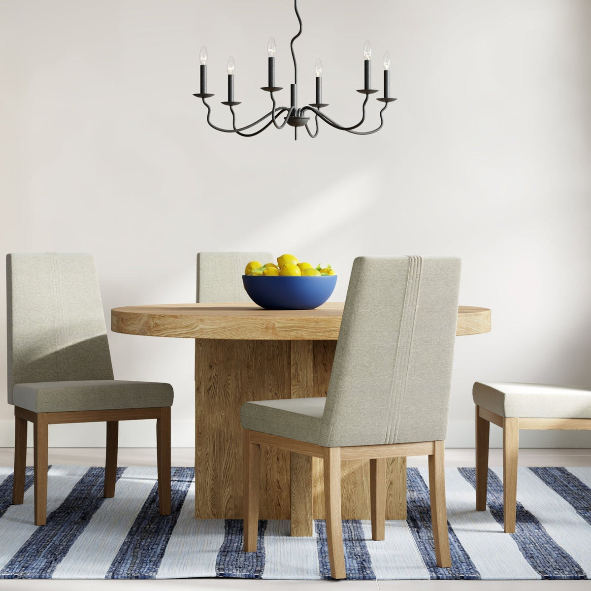 Rauduvyo lámpara de araña moderna minimalista industrial de metal