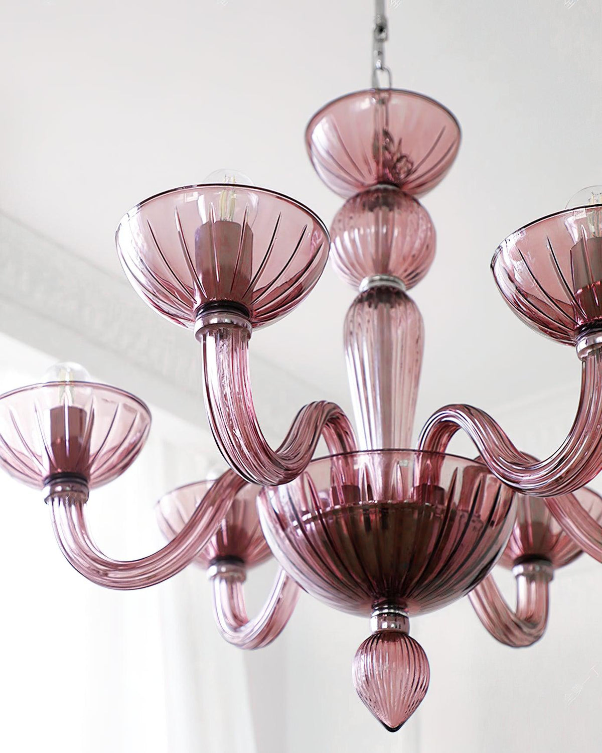 Lioraniel lámpara de araña de vidrio de Murano elegante artesanal