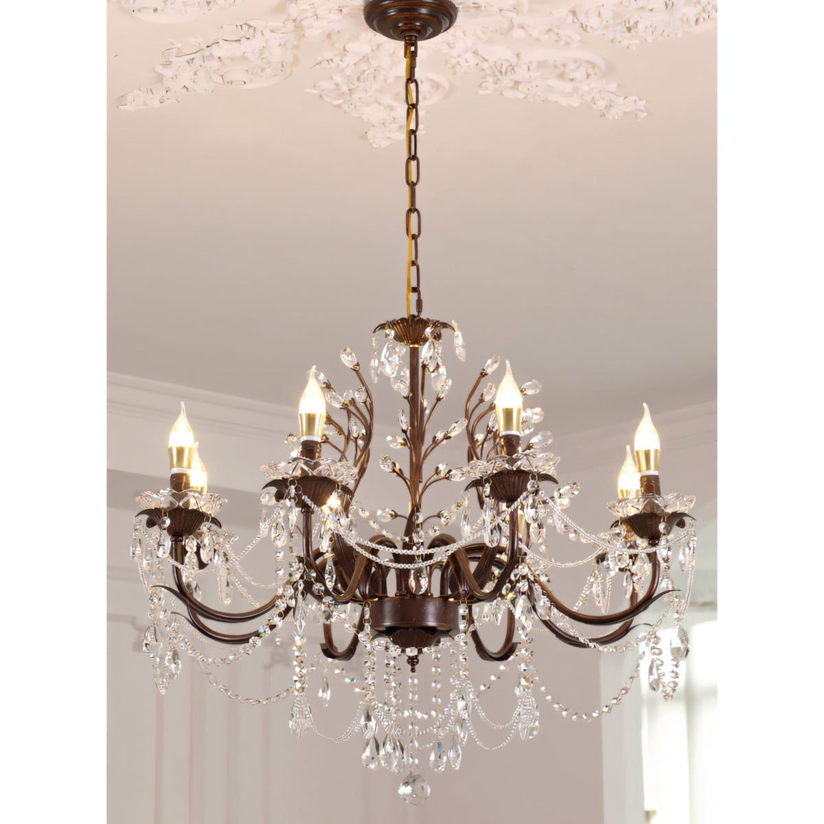 Cyrerian lámpara de araña de cristal