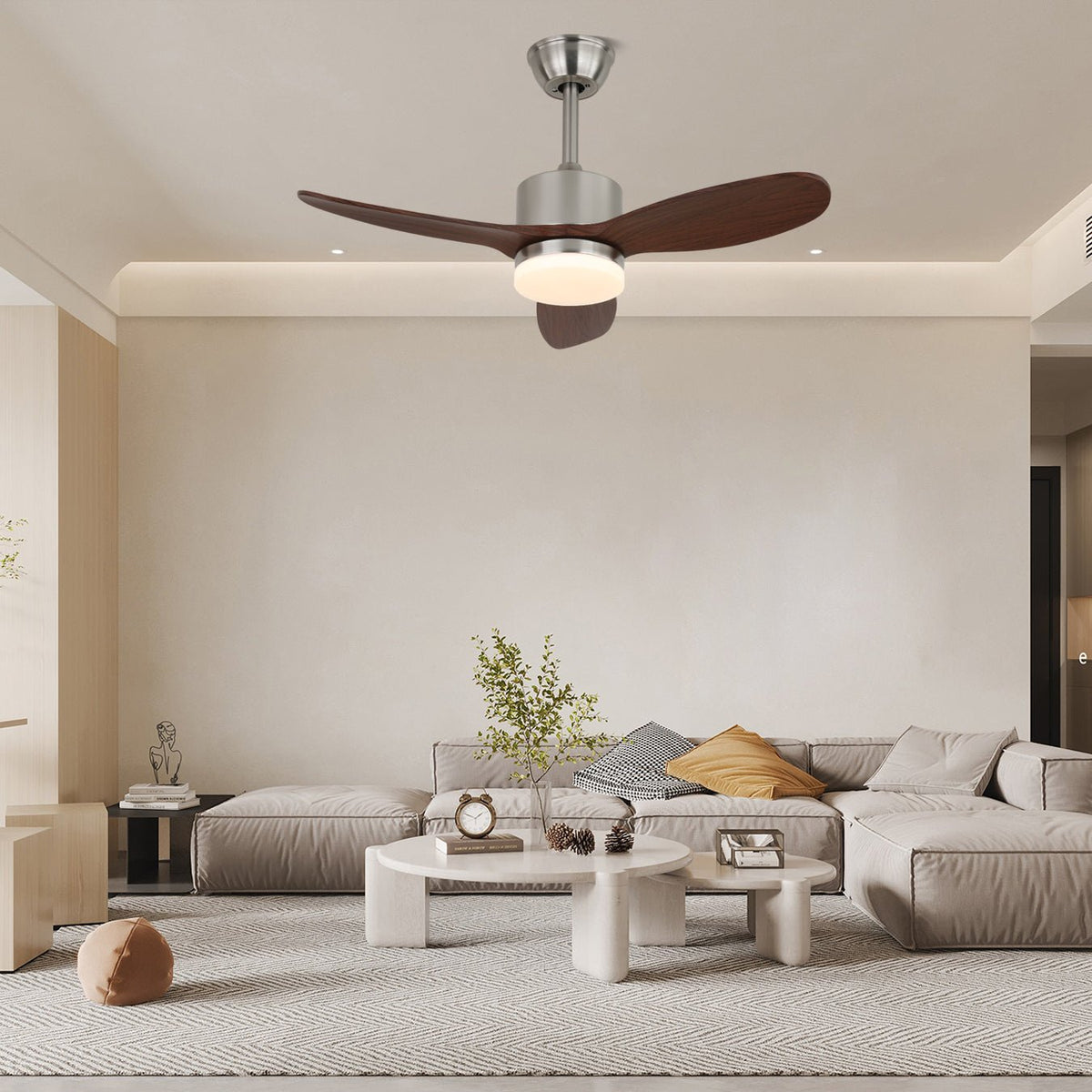Verdant Breeze ventilador de techo con luz