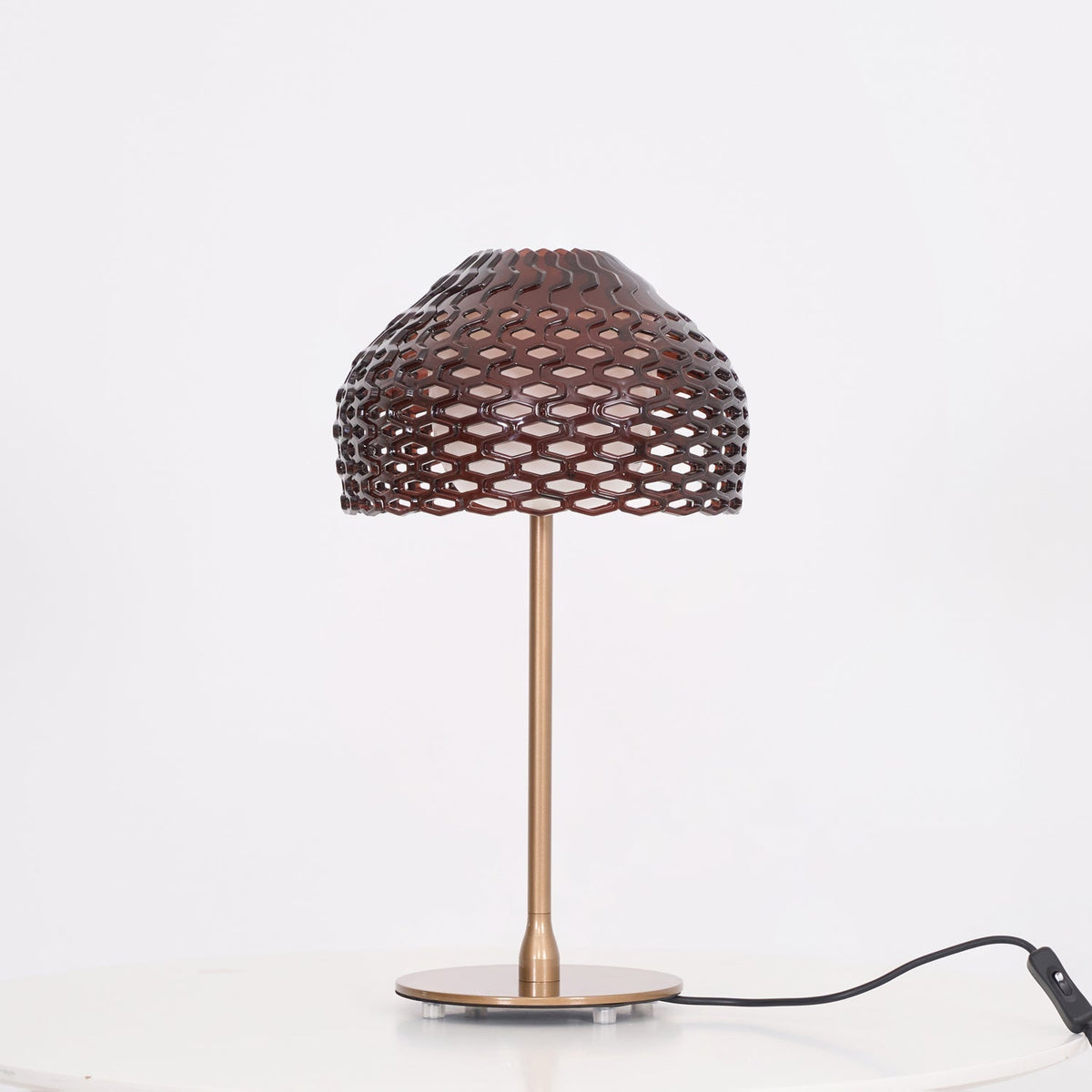 Vintace lámpara de mesa industrial de plástico