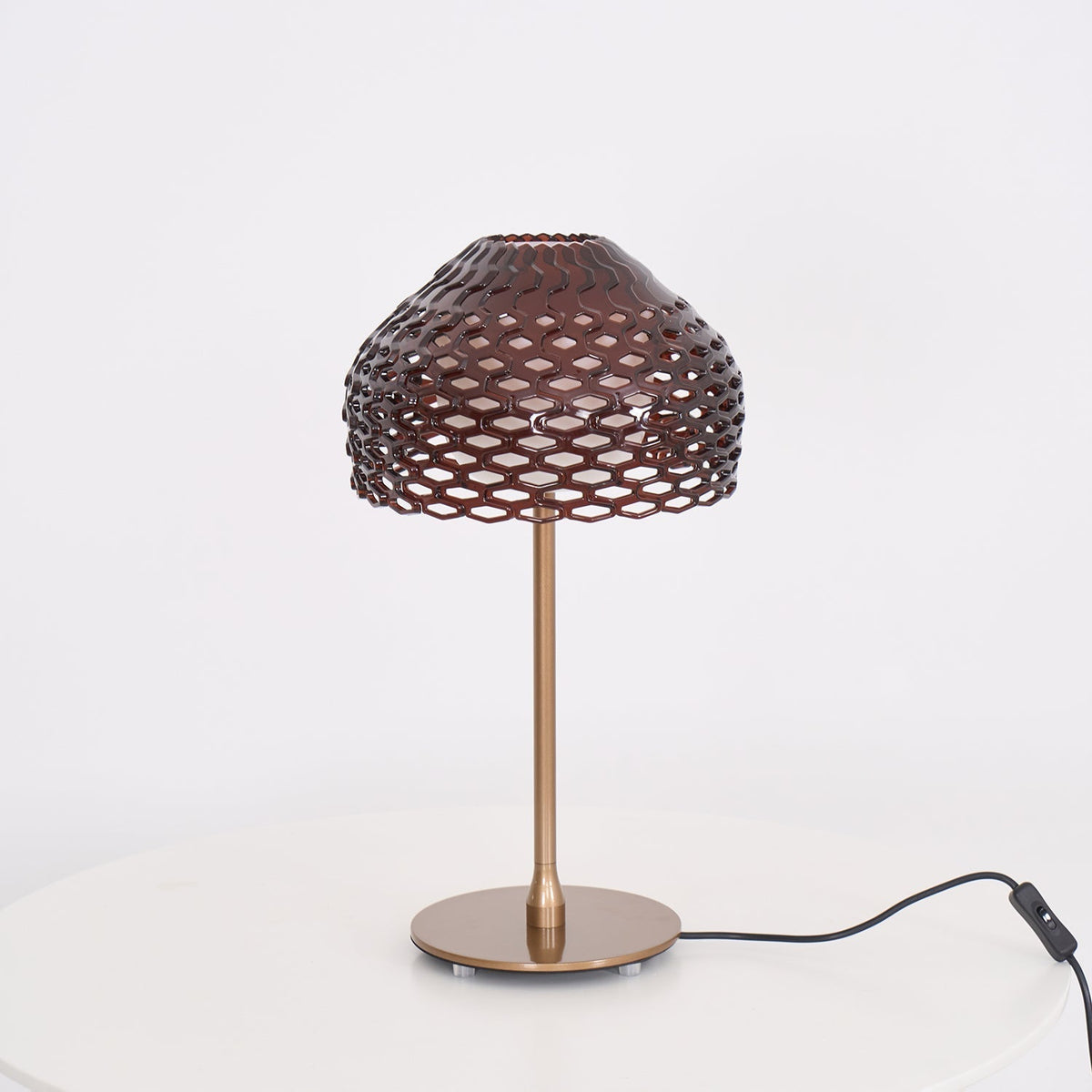 Vintace lámpara de mesa industrial de plástico