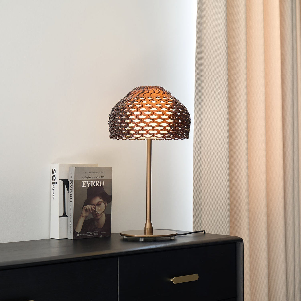 Vintace lámpara de mesa industrial de plástico