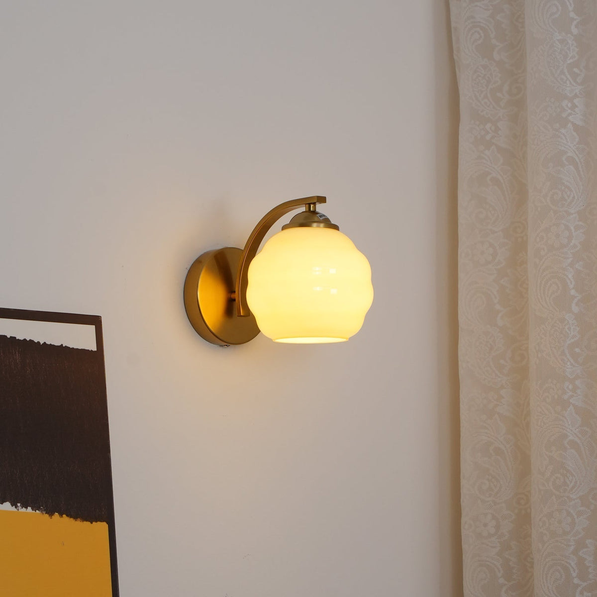 Veloelia aplique de pared Art Deco Vintage vidrio