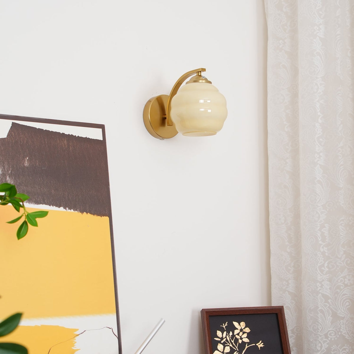 Eiraaine aplique de pared Art Deco vidrio Cromo