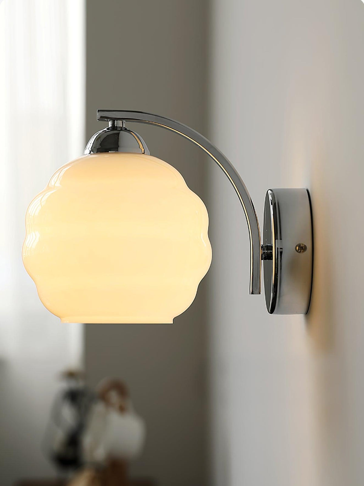 Veloelia aplique de pared Art Deco Vintage vidrio
