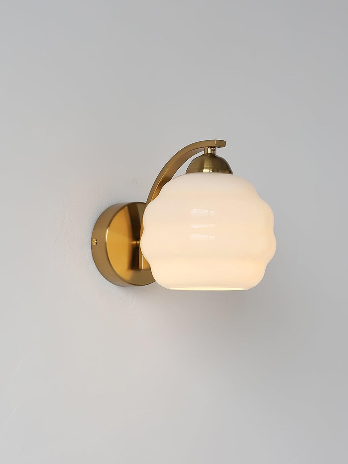 Eiraaine aplique de pared Art Deco vidrio Cromo