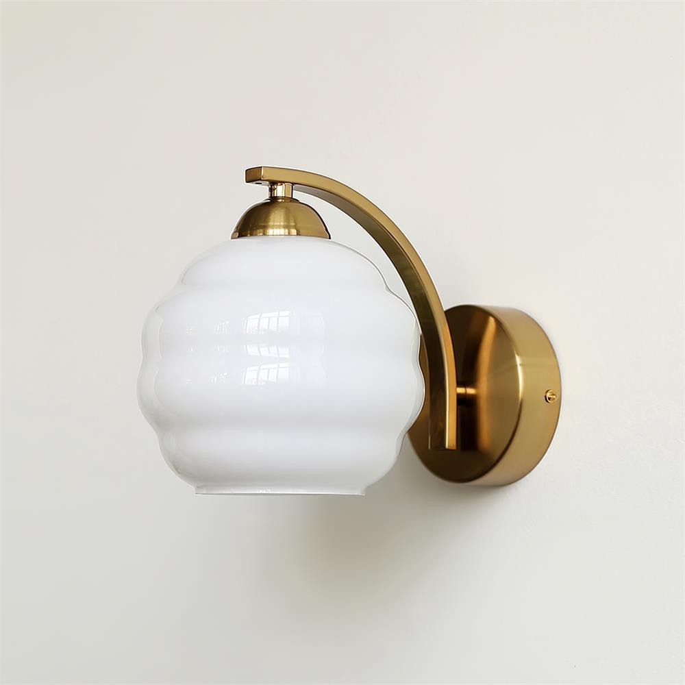 Veloelia aplique de pared Art Deco Vintage vidrio