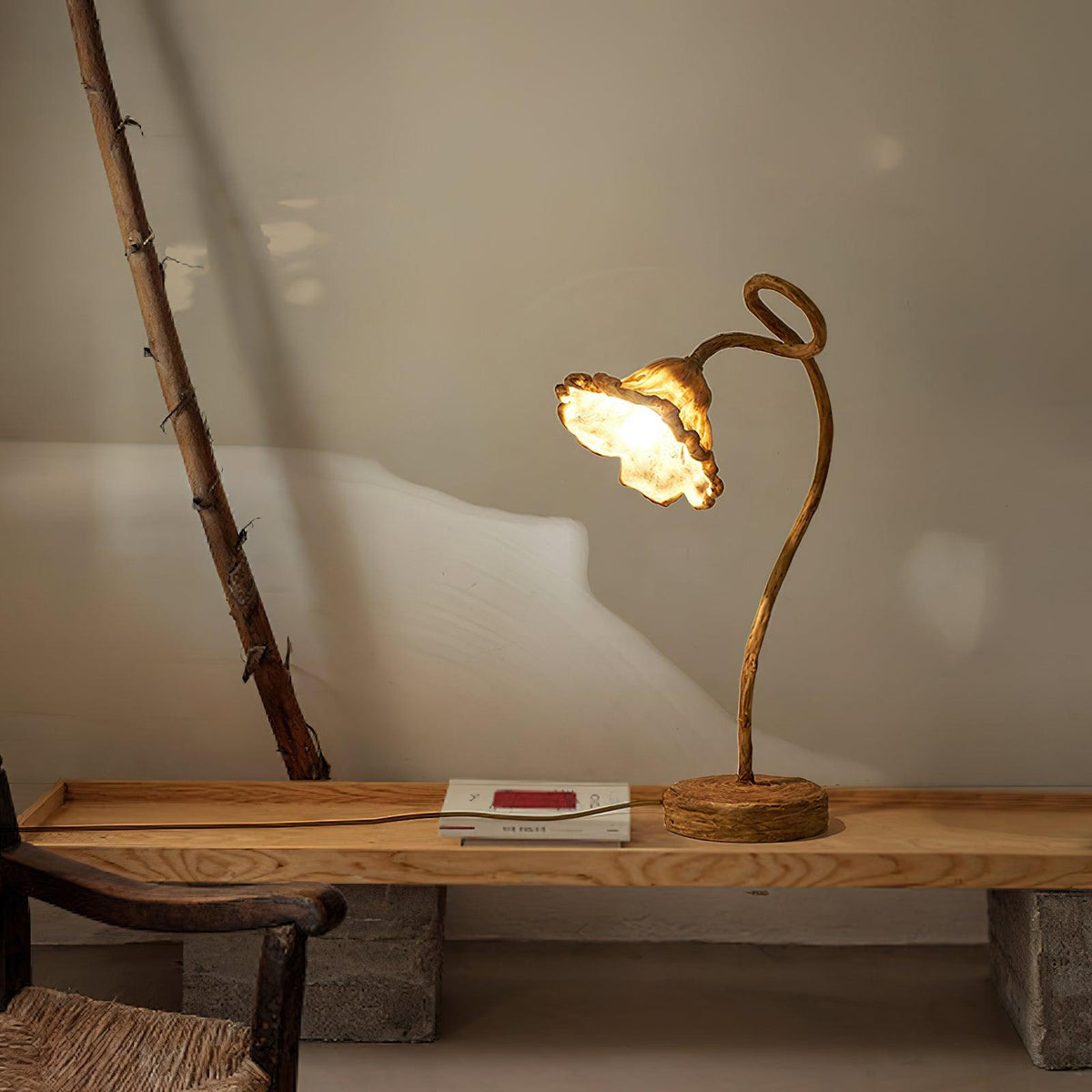 Velanella lámpara de mesa de resina