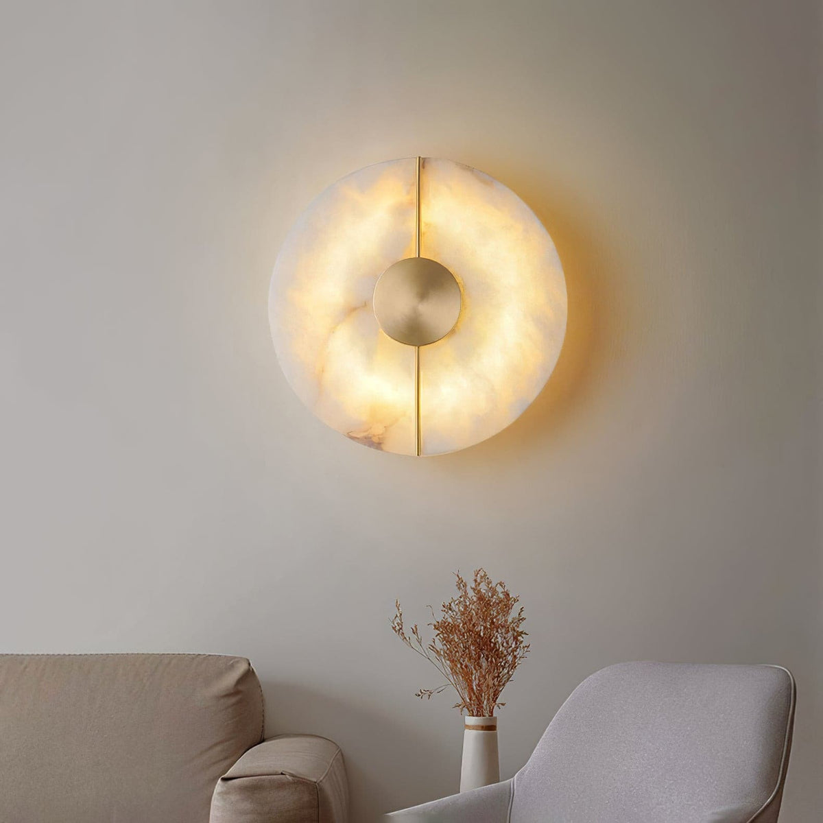 Aplique de pared Artístico Dolomite cobre estilo