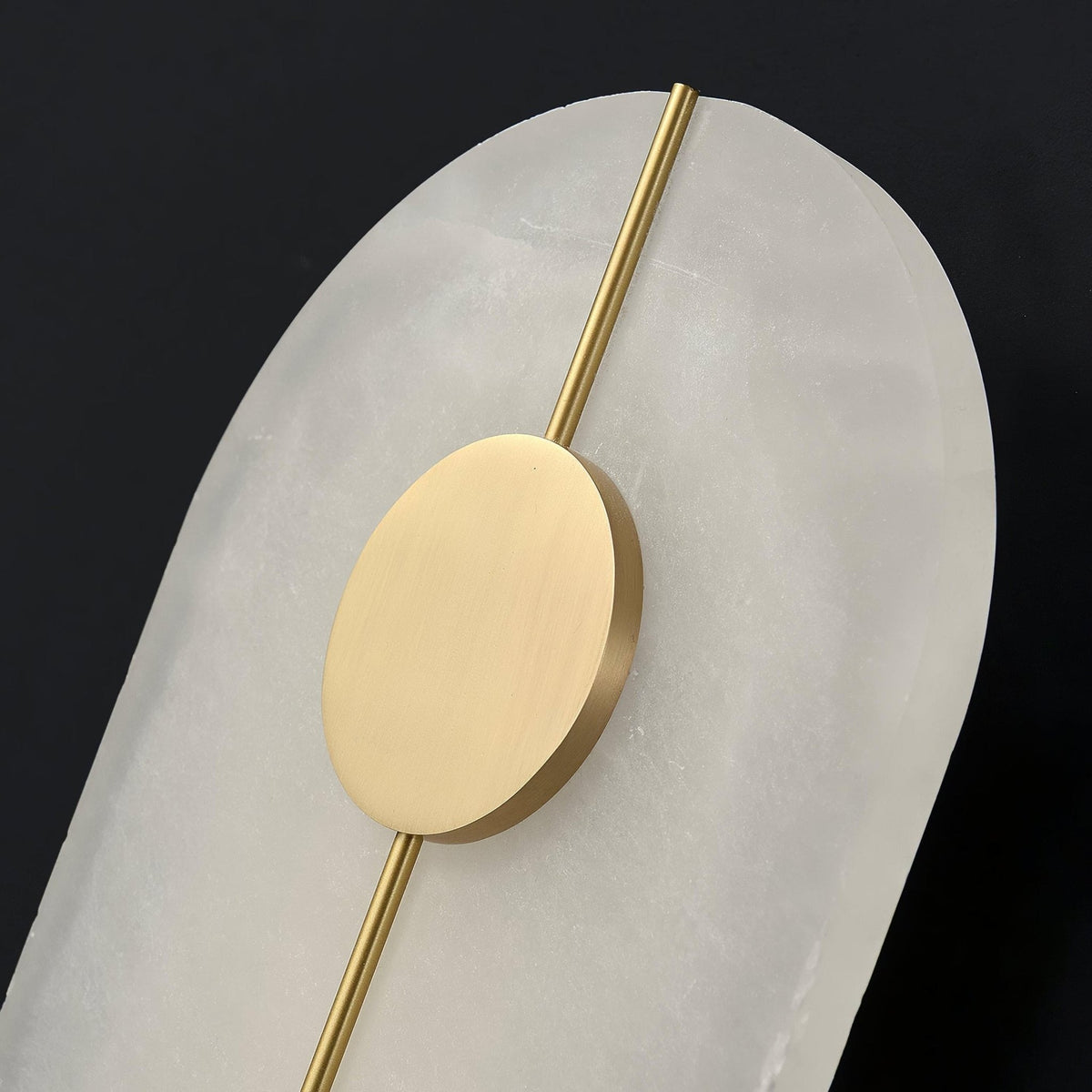 Citheira aplique de pared minimalista en alabastro
