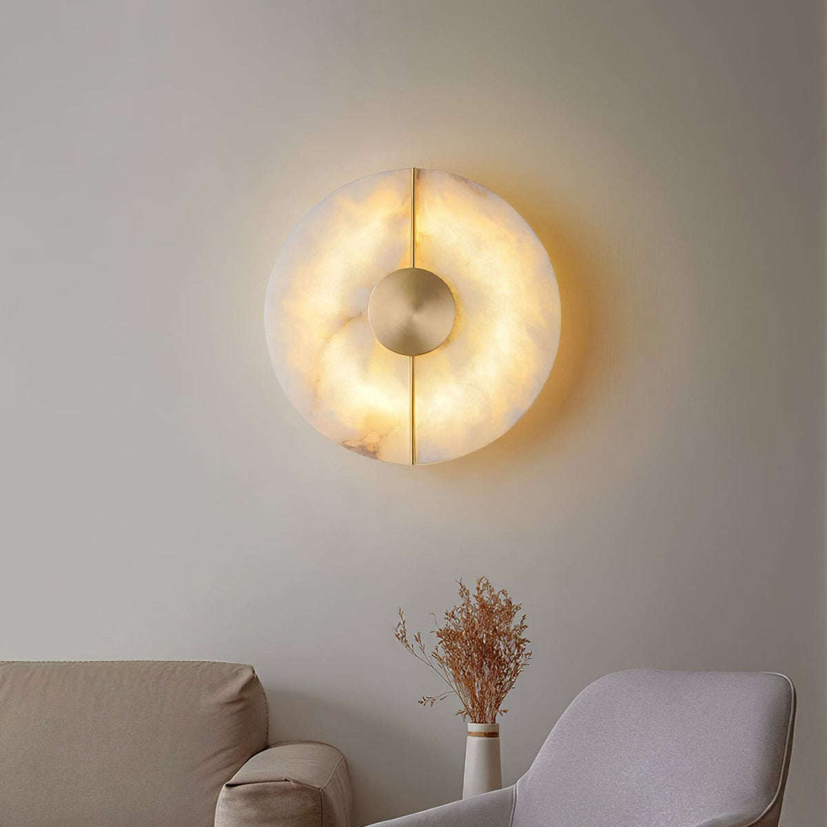 Aplique de pared Artístico Dolomite cobre estilo