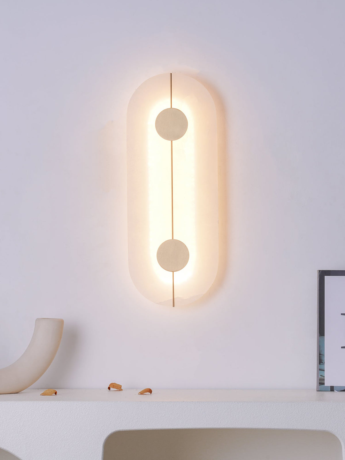 Aplique de pared Artístico Dolomite cobre estilo