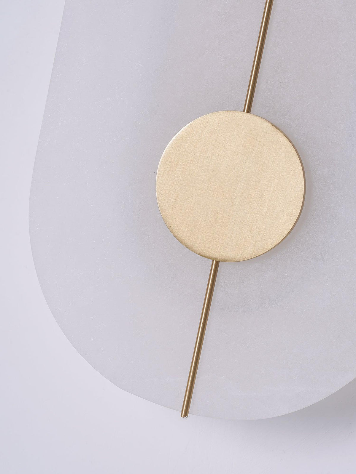 Citheira aplique de pared minimalista en alabastro