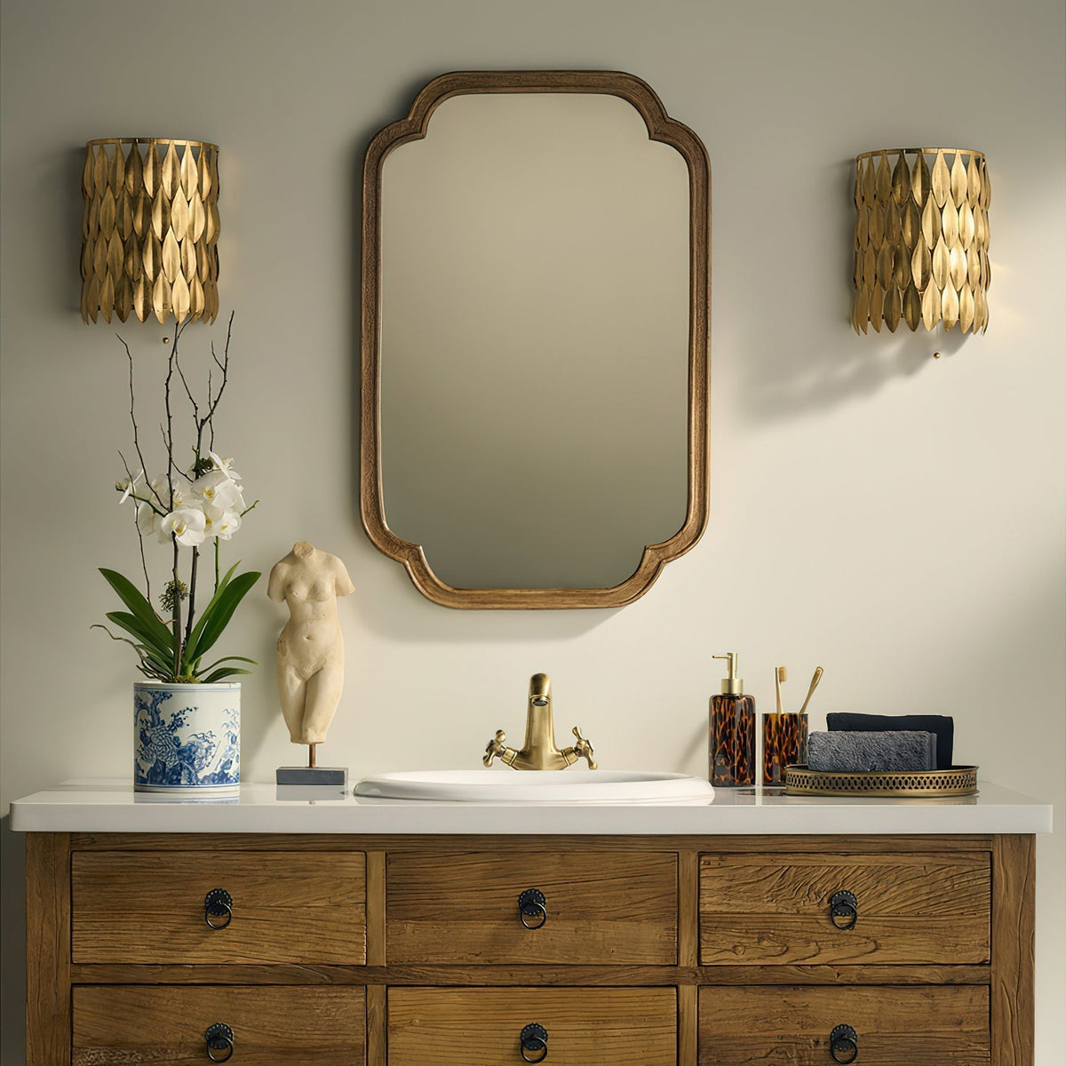 Xenuvyo aplique de pared elegancia Sophisticated Artus metal