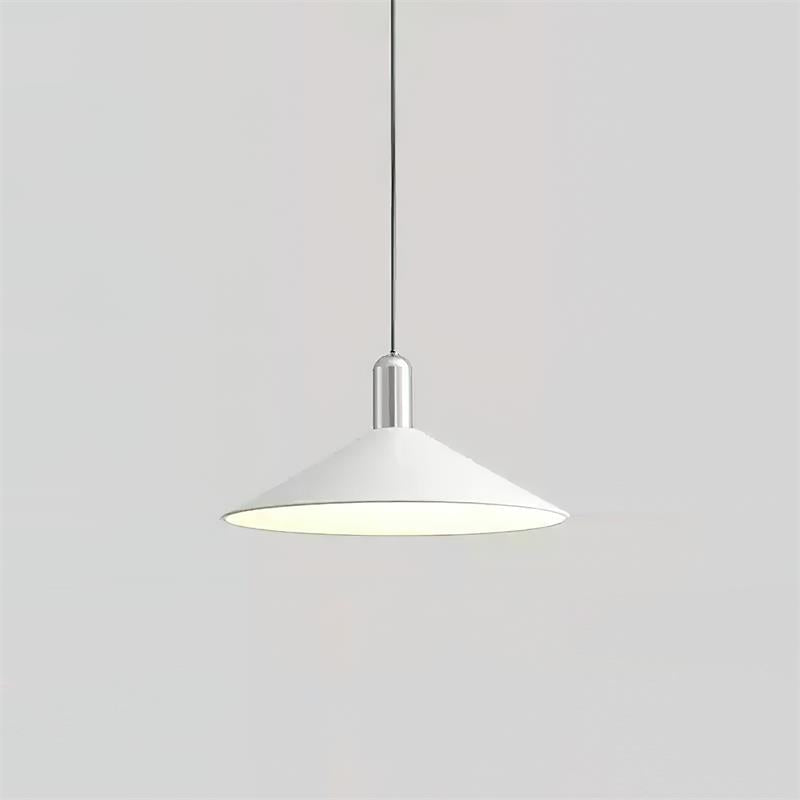 Lámpara colgante LED minimalista cónica para comedor