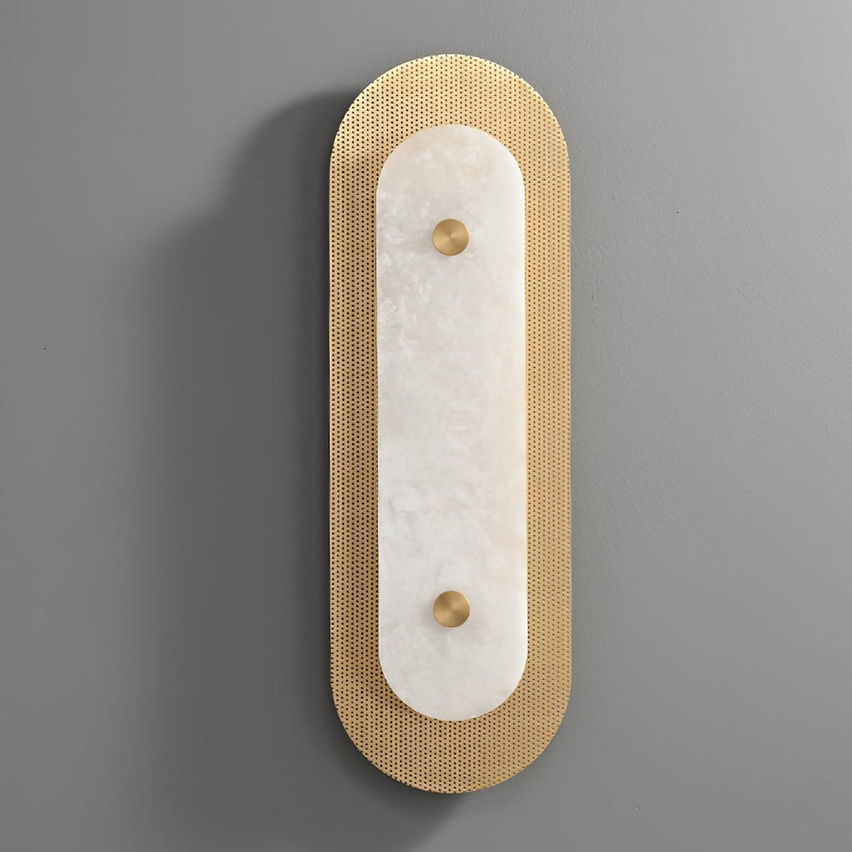 Celaeeth aplique de pared ovalado en alabastro
