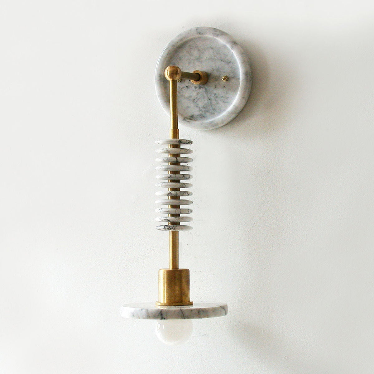Aevuvys aplique de pared único con diseño de mármol