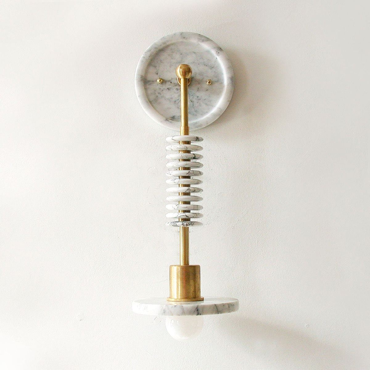 Aevuvys aplique de pared único con diseño de mármol