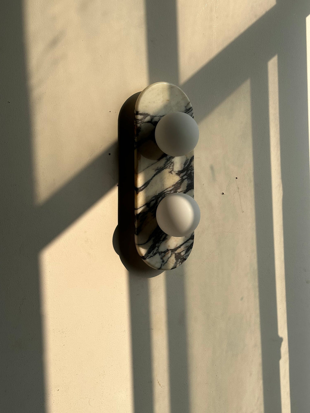 Alvuvyo aplique de pared moderno de mármol