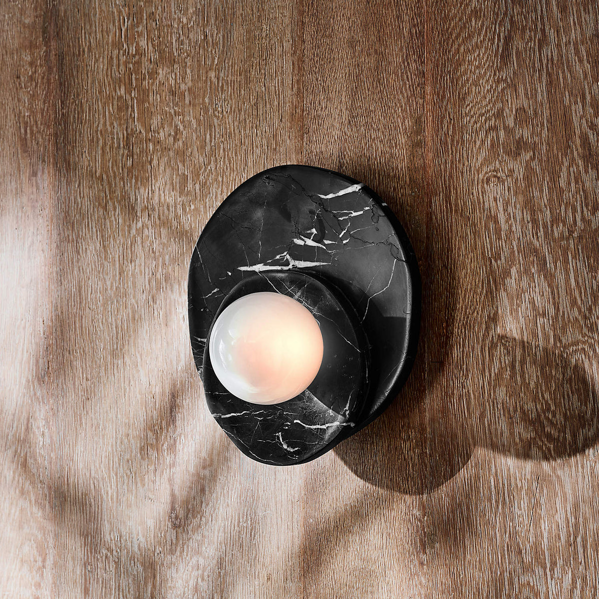 Alorarae aplique de pared alabastro orgánico