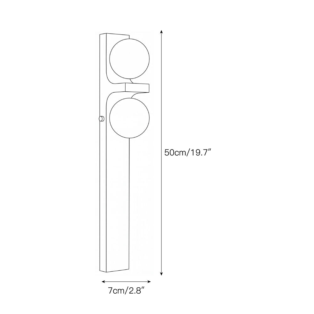 Auralen aplique de pared de alabastro