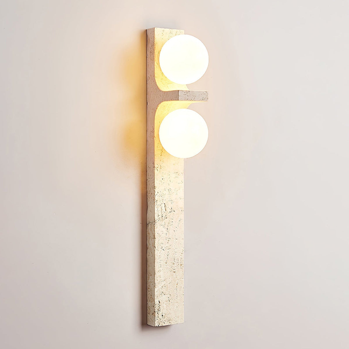 Eirikuvys aplique de pared moderno minimalista de travertino