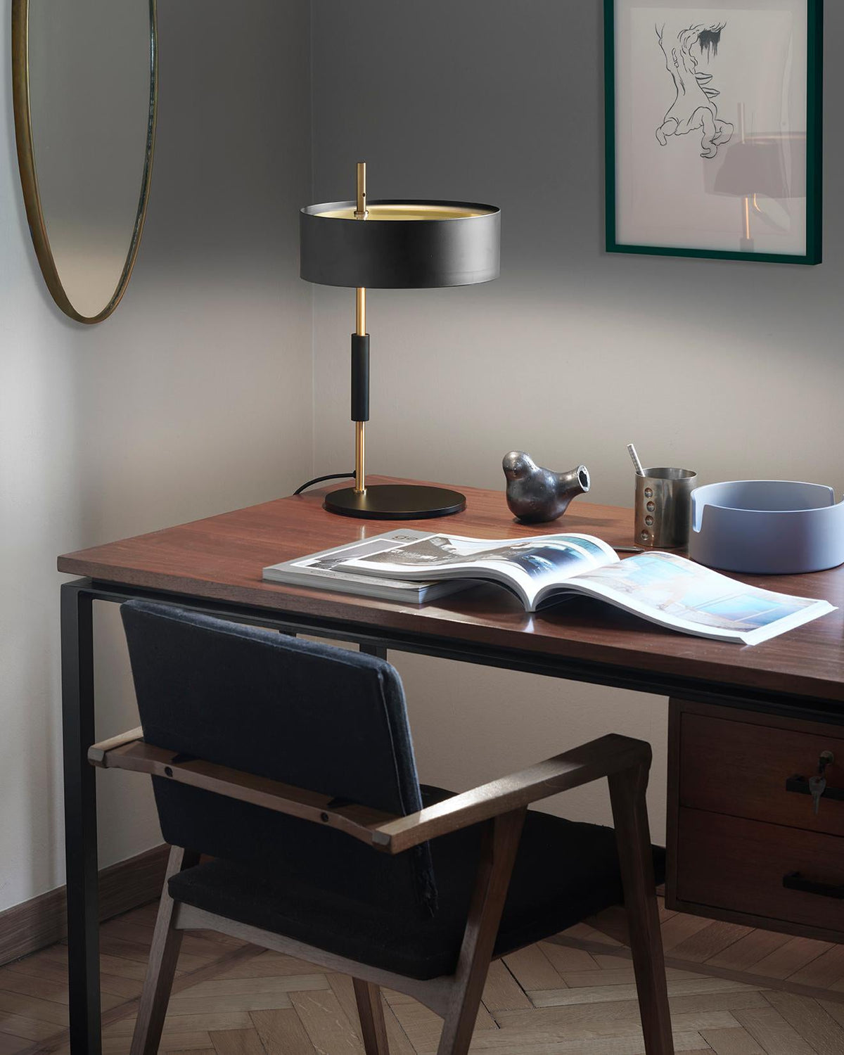 Zenith lámpara de mesa minimalista
