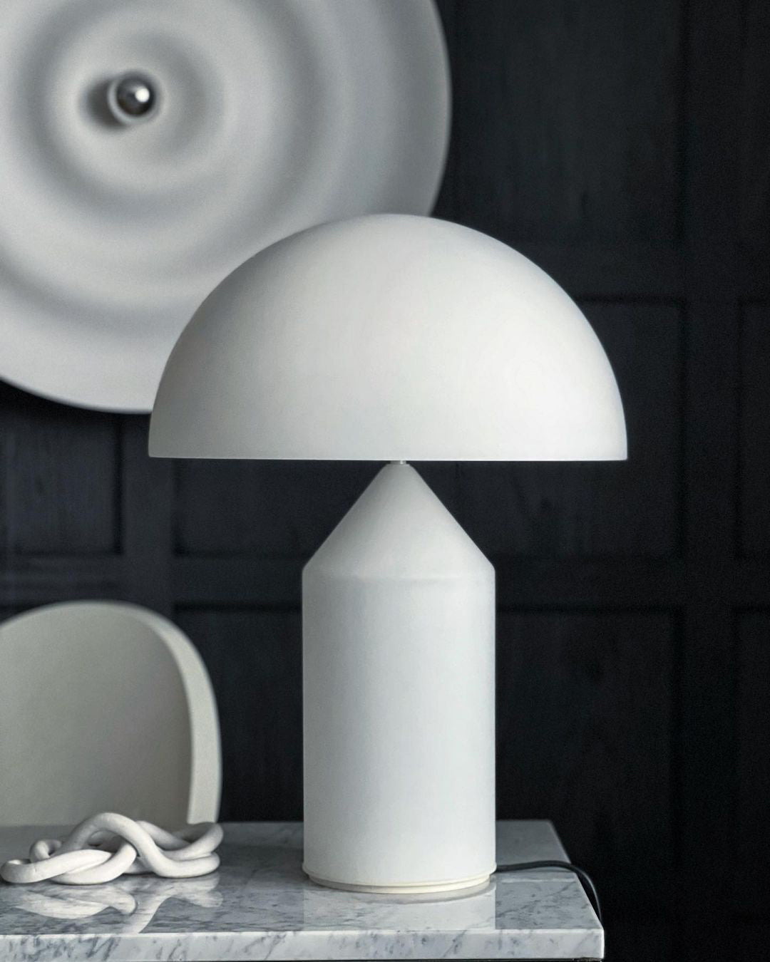 Selisina lámpara de mesa industrial minimalista