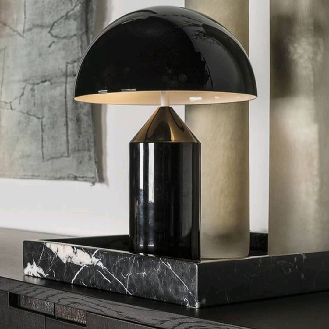 Selisina lámpara de mesa industrial minimalista