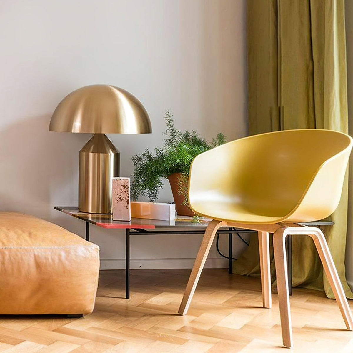 Selisina lámpara de mesa industrial minimalista